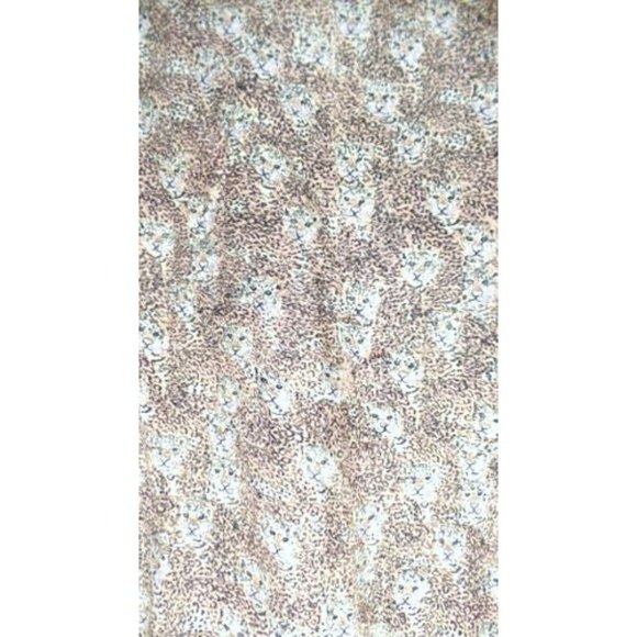 Vintage leopard face print silk windbreaker jogging flight jacket / sports ja - Picture 5 of 5